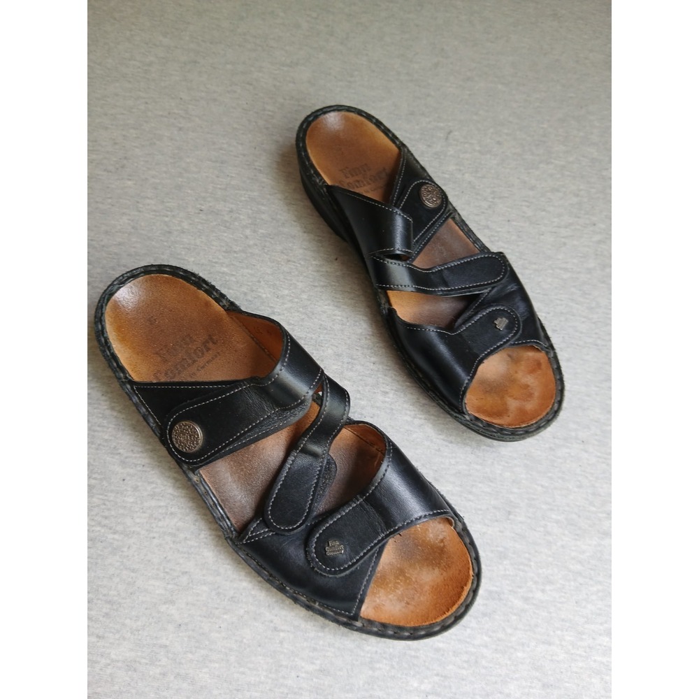 Finn Comfort Sandals 8.5 Gomera Cushioned Comfort Leather Casual Germany